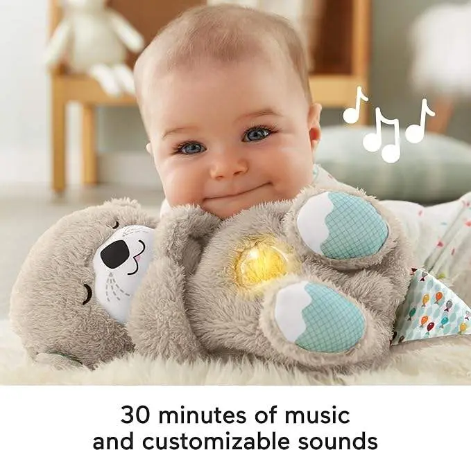 Musical Breathing Teddy & Cat